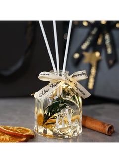 Lime Basil Citrus Oil Aromatherapy Diffuser Stick and Glass Bottle for Room Fragrance and Home Décor
