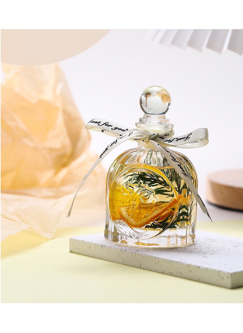 CAPRI COOL - Lime Basil Citrus Oil Aromatherapy Diffuser Stick and Glass Bottle for Room Fragrance and Home Décor - Image 1