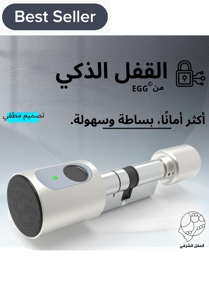 إج قفل ذكي ببصمة الإصبع متوافق مع تطبيق TUYA - Image 1