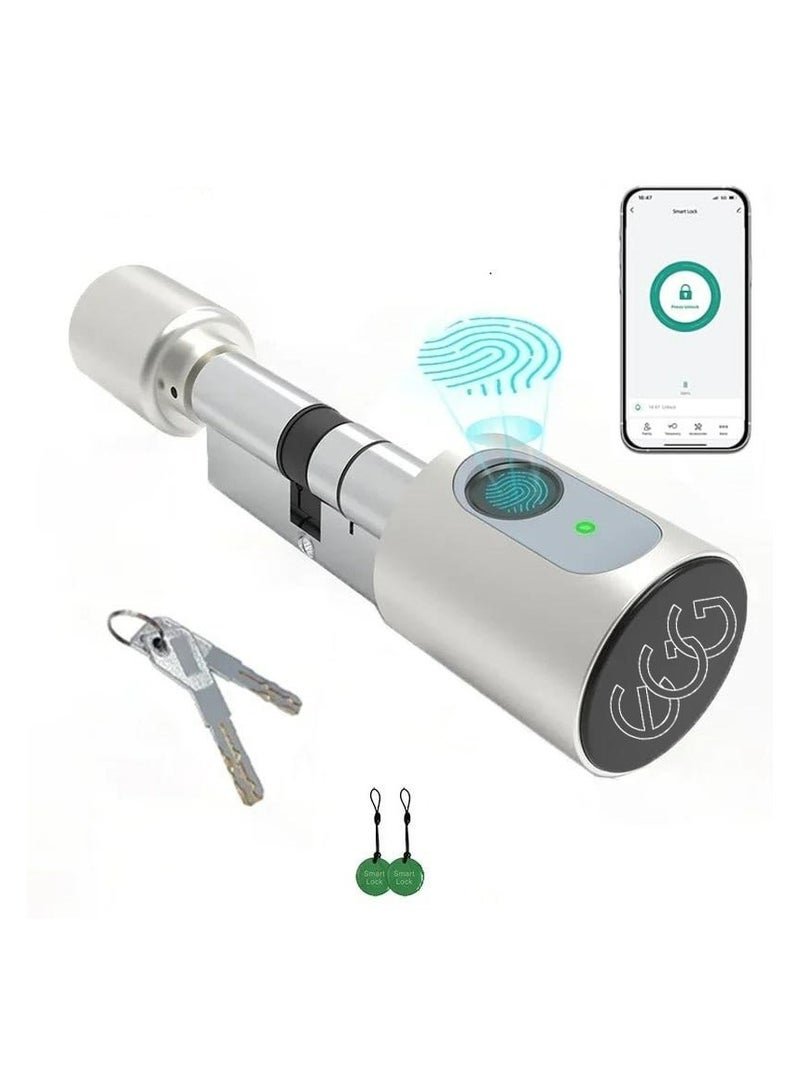 إج قفل ذكي ببصمة الإصبع متوافق مع تطبيق TUYA - Image 3