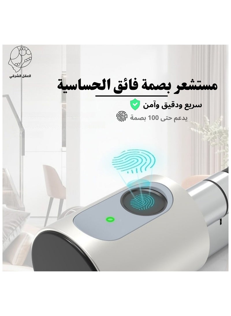 إج قفل ذكي ببصمة الإصبع متوافق مع تطبيق TUYA - Image 4