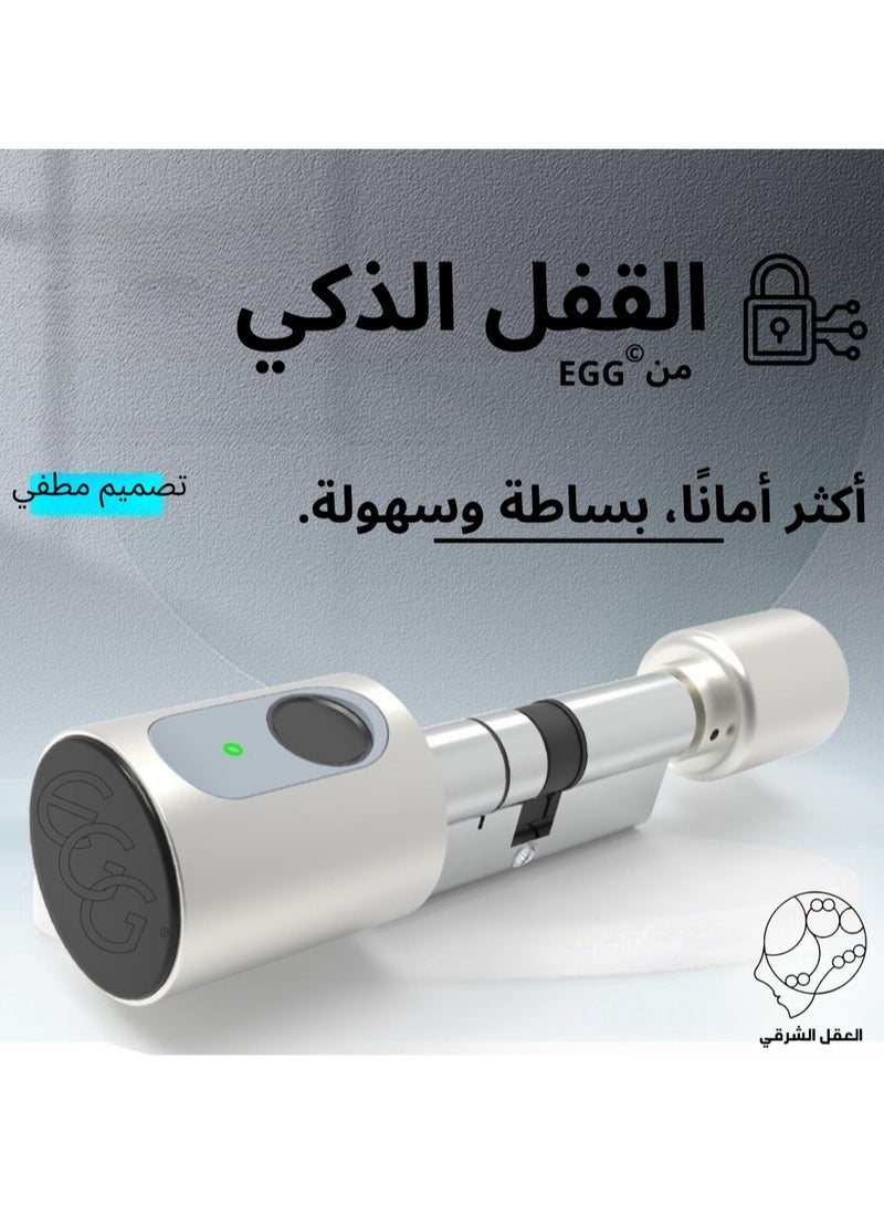 إج قفل ذكي ببصمة الإصبع متوافق مع تطبيق TUYA - Image 2