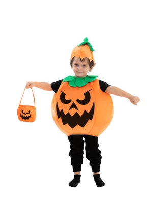 Halloween Kids Wicked Pumpkin Costume Unisex With Basket For Child Halloween Dress Up, Pumpkin Themed Party (3T (3-4 Yrs)) - pzsku/Z4048C7B58C39E9589AB3Z/45/_/1732775616/bcc74639-dbde-46a9-bd55-bb210fedd967