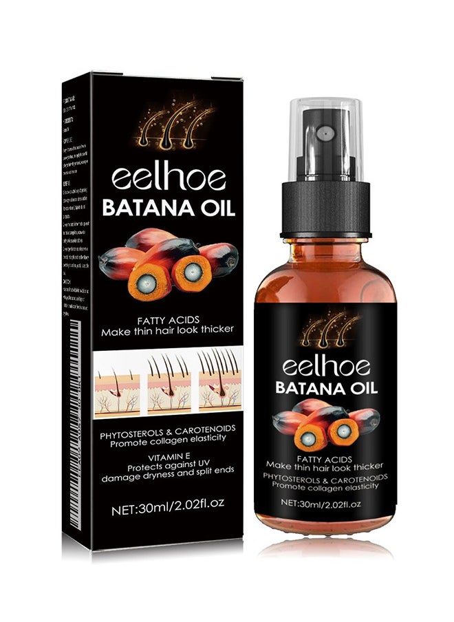 EELHOE - Batana Oil for Hair Growth Batana Oil - Batana Oil Organic for Healthy Hair - Repair Damaged Hair, Nourishes Thin Hair Scalp Skin and Loss Hair Growth Fir for All Hair Types, 30 ml - Image 1