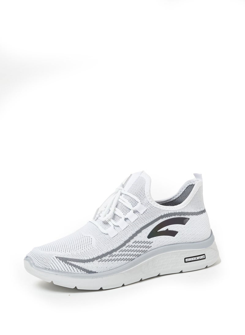 Cobblerz Cobblerz Men's Lace-up Low Top Sneakers WHITE  - Image 1