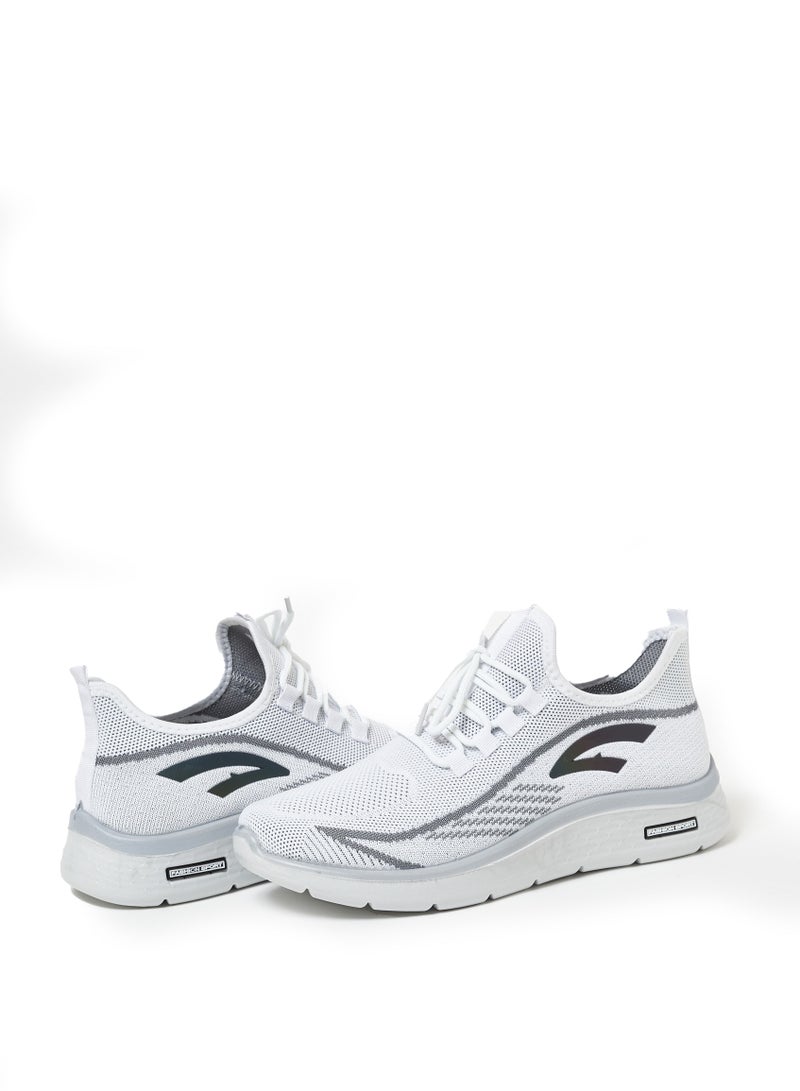 Cobblerz Cobblerz Men's Lace-up Low Top Sneakers WHITE  - Image 2