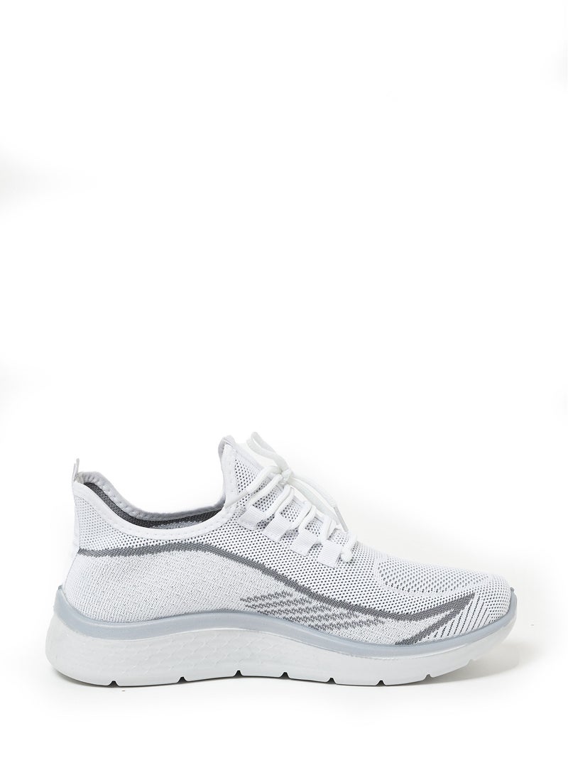 Cobblerz Cobblerz Men's Lace-up Low Top Sneakers WHITE  - Image 3