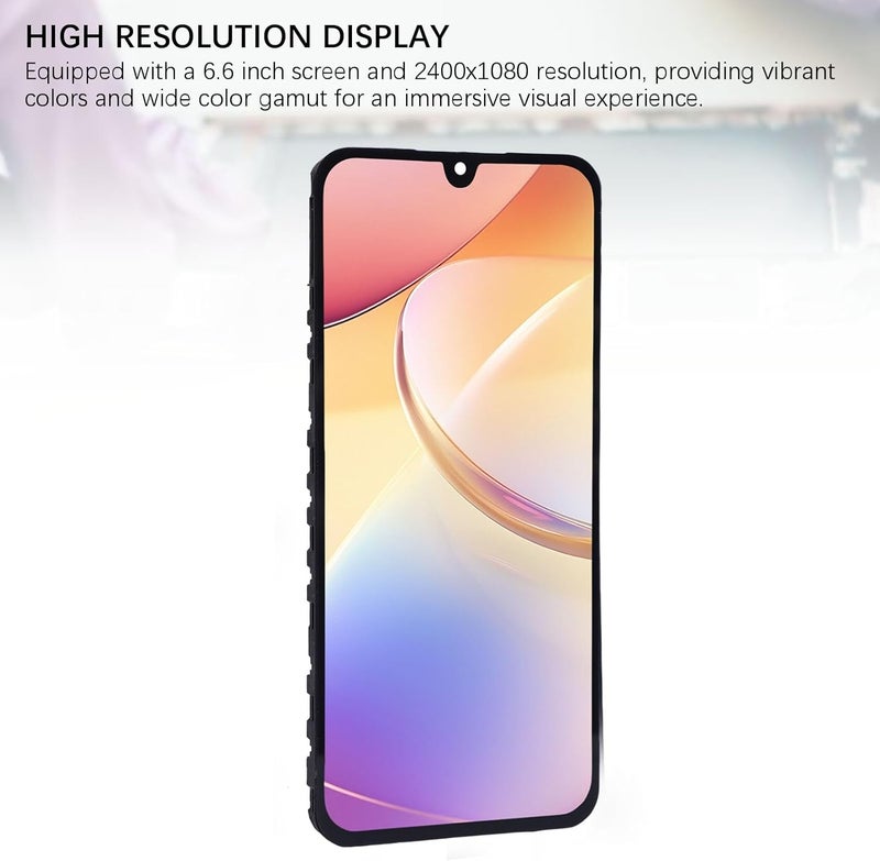 JTLB Phone Touch Screen Assembly for 4G with Organic LED Display, 6.6 inch Screen Replacement for A165, Repair Tools Fingerprint Support - Image 2
