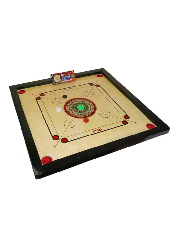 Carrom Board With Coin And Striker Set