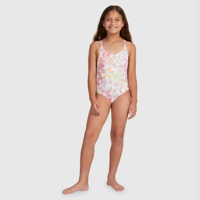 Roxy Tropical Time One Piece Swimsuit - Kids