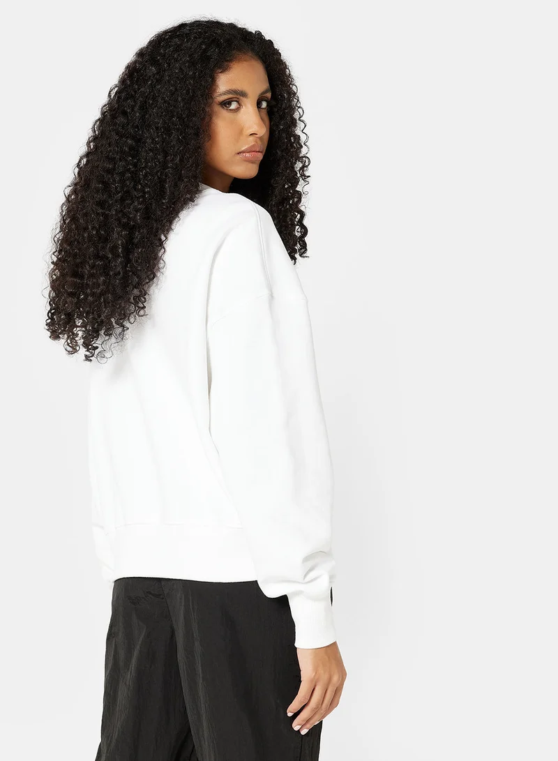 Calvin Klein Jeans Institutional Logo Oversized Sweatshirt