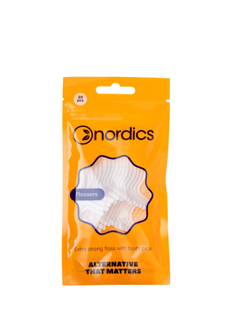 NORDICS Dental flossers 20 pcs