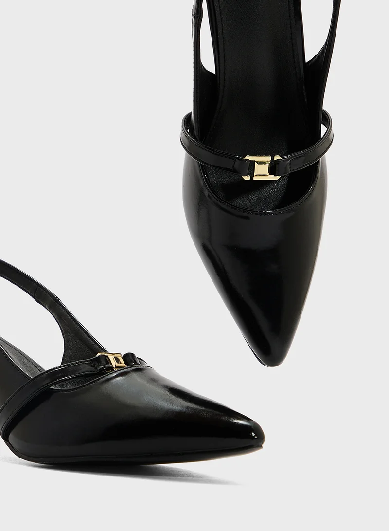 ايلا حذاء بكعب sling back