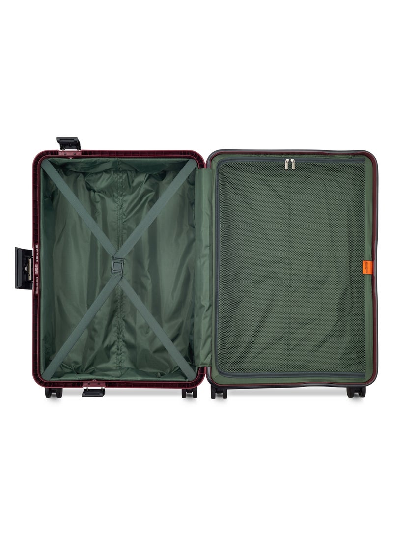 DELSEY Securitech By Delsey Stone Hardcase Double wheel trolley 70cm Burgundy Medium - Image 3
