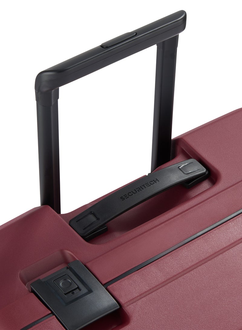 DELSEY Securitech By Delsey Stone Hardcase Double wheel trolley 70cm Burgundy Medium - Image 4