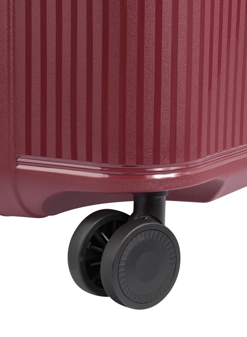 DELSEY Securitech By Delsey Stone Hardcase Double wheel trolley 70cm Burgundy Medium - Image 5