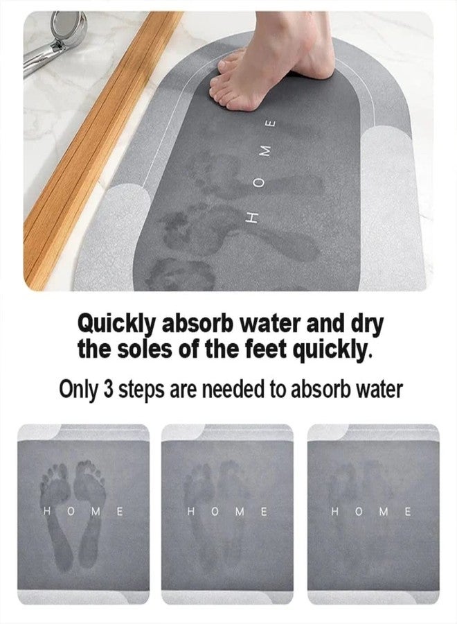 Emergity Quick Drying Bathroom Door Mat | Multi-Functional Water Absorbent Door Mat for Bathroom | Anti-Skid Mat for Bathroom Floor | Dry Floor Mat for Bathroom | Multi-Color (Pack of 1) (58 * 38 cm) - Image 4