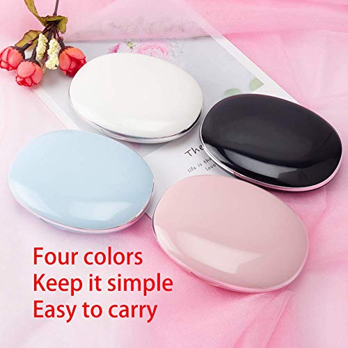 ofone Contact Lens Case, Cute Contact Lens Holder Contact Lenses Travel Case with Removal Tool Mirror and Tweezers Contacts Container Storage Kit for Women and Girl (Pink) - Image 4