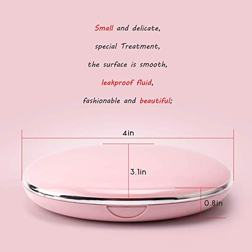 ofone Contact Lens Case, Cute Contact Lens Holder Contact Lenses Travel Case with Removal Tool Mirror and Tweezers Contacts Container Storage Kit for Women and Girl (Pink) - Image 3