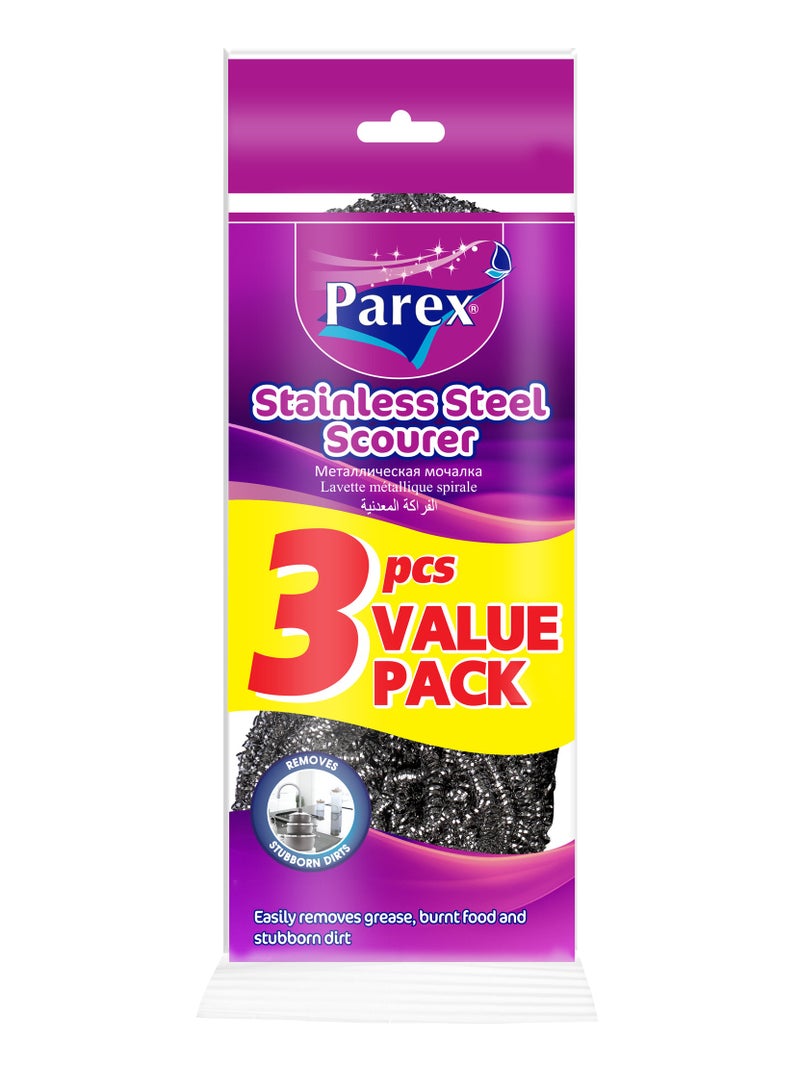 PAREX METALLIC SCOURER 3 PIECES
