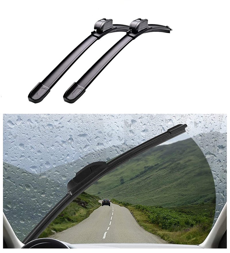 Auto Hub Car Wiper Blade Compatibility with Maruti Suzuki Ritz (Model : 2009-2017) Windshield Size D-22,P-16 - Image 2
