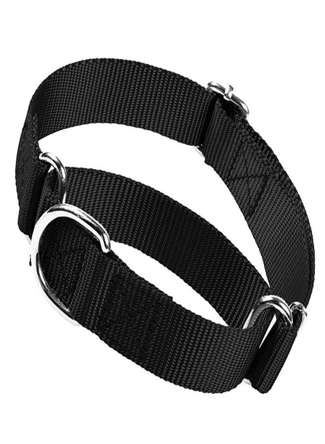 Weimostar Martingale Dog Collar for Small Dogs, No Pull Heavy Duty Escape Proof Soft Nylon Training Collars Adjustable for Small Medium Large Dogs Boy Girl Pet, Black S - Image 1