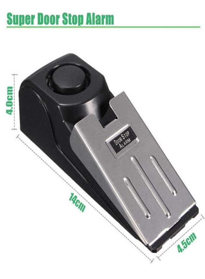 Birud Door Stopper, Door Stop Alarm, Security Wedge Portable Door Jammer with 95 dB Siren Alarm Devices for Home Travel Apartment Dorm Office Safety Tools - Image 2