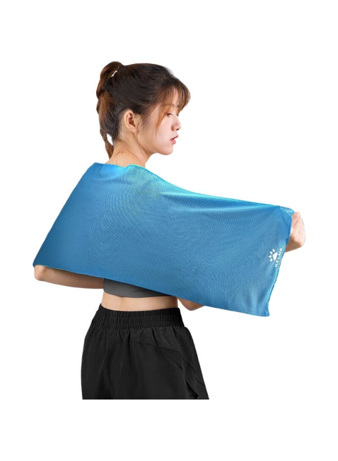 KELME Cooling Sports Towel, Sweat-Absorbing, Quick-Drying, For Fitness, Badminton, Running, Swimming, Face Towel, Cooling And Temperature-Reducing, Sweat-Wiping Towel For Men And Women - Image 3