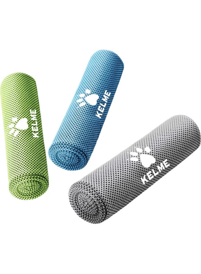 KELME Cooling Sports Towel, Sweat-Absorbing, Quick-Drying, For Fitness, Badminton, Running, Swimming, Face Towel, Cooling And Temperature-Reducing, Sweat-Wiping Towel For Men And Women - Image 1