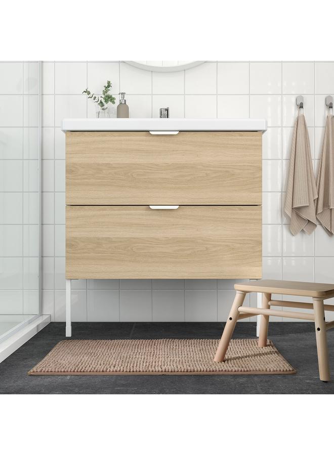 erorex Bath mat, beige, 50x80 cm - Image 4