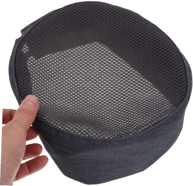3pcs Unisex Chef Beanie Cooking Caps with Breathable Mesh Top Cotton Kitchen Food Service Hats for Restaurant Chefs and Catering Workers in Grey - Image 4
