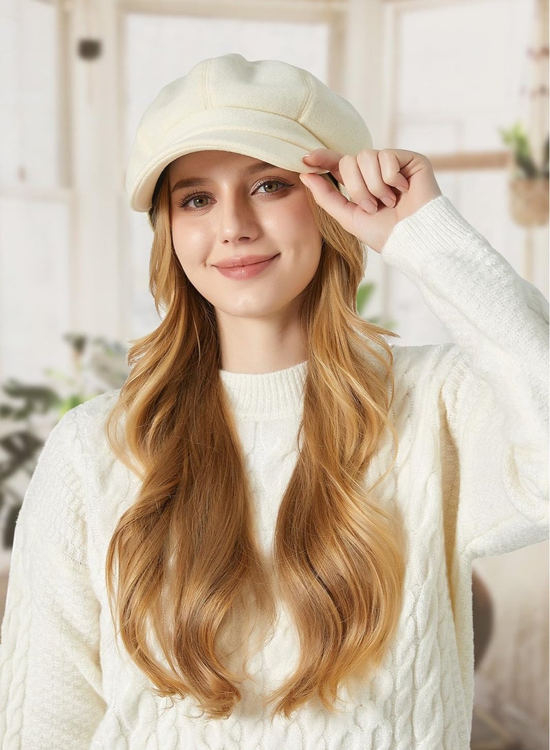 SYOSI Women Beret Newsboy Hat, French Wool Cap Classic, Fashion Vintage Beret Hat, Wool Blend Hat for Walking, Driving, Golfing, Everyday Wear, Fits Most Head Sizes, Best Choice for Gifts - Image 3