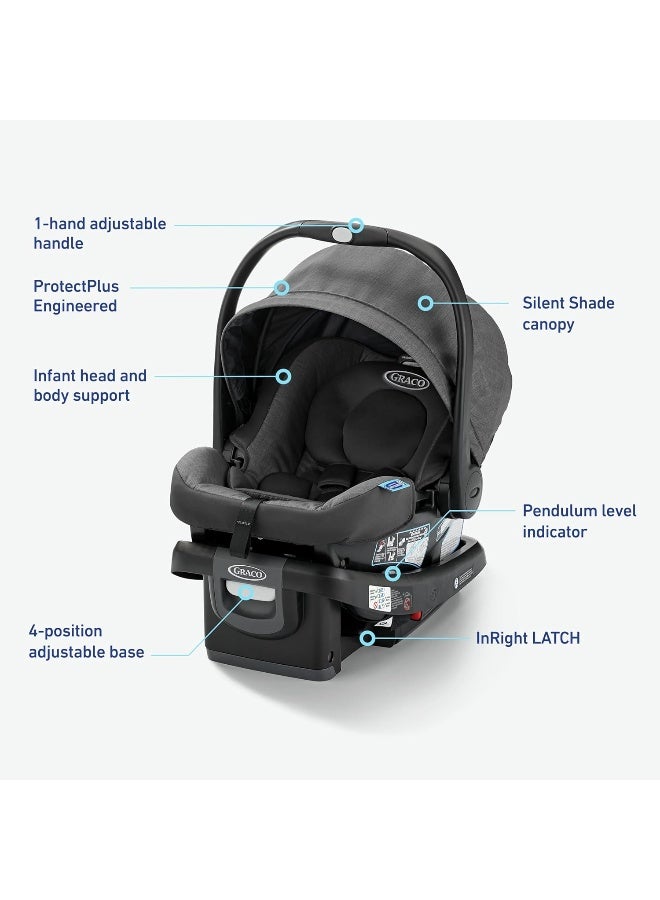 Graco SnugRide 35 DLX Infant Car Seat ft. Load Leg Technology - Image 5
