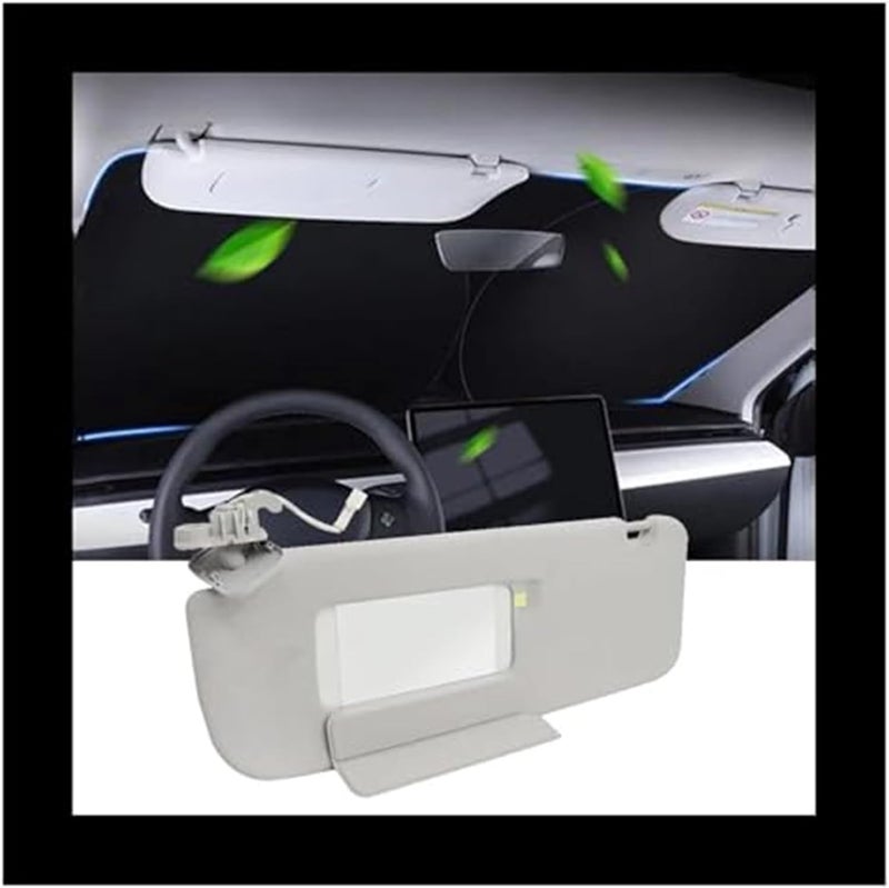 Vuzmode Car Sunvisor for Tesla Model 3 and Y - Image 4