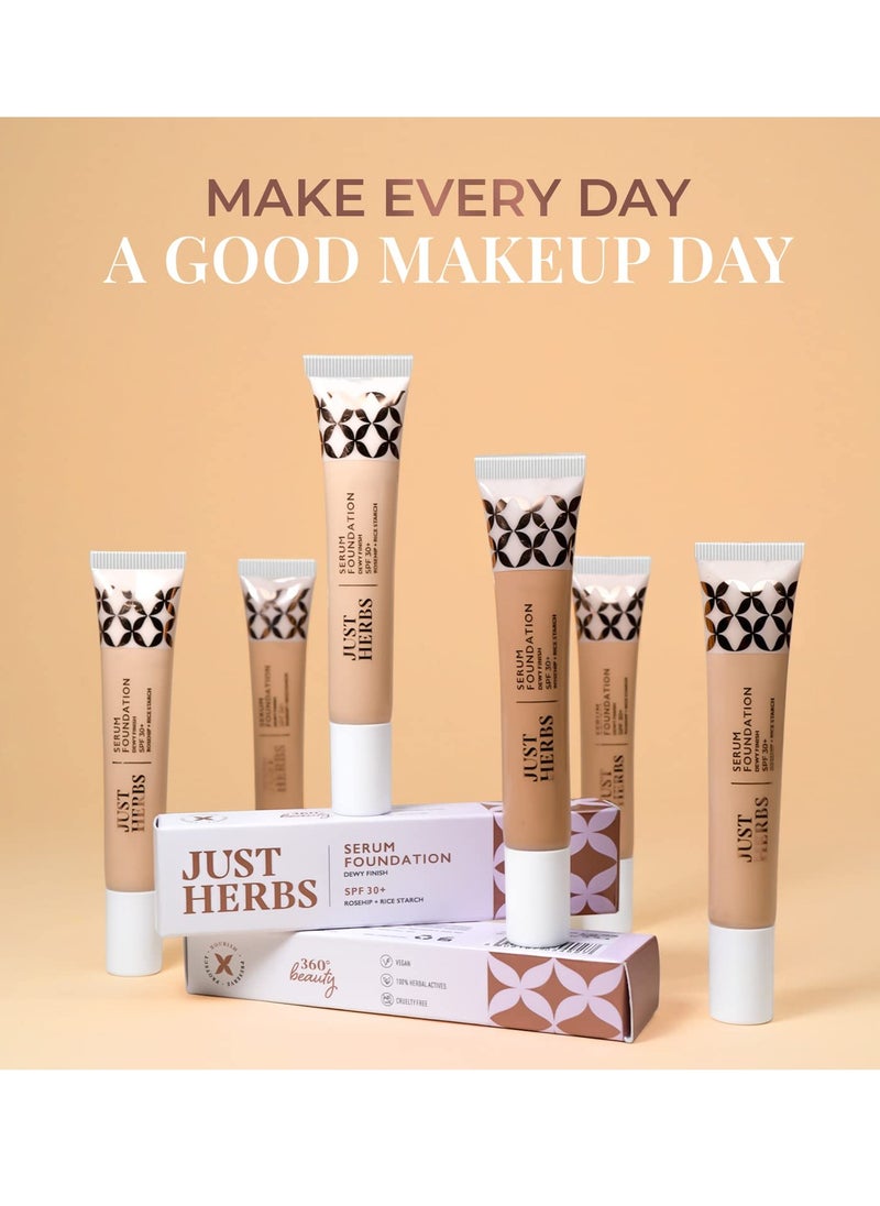 Just Herbs Just Herbs Foundation for Face Makeup with SPF30 20ml  - Image 3