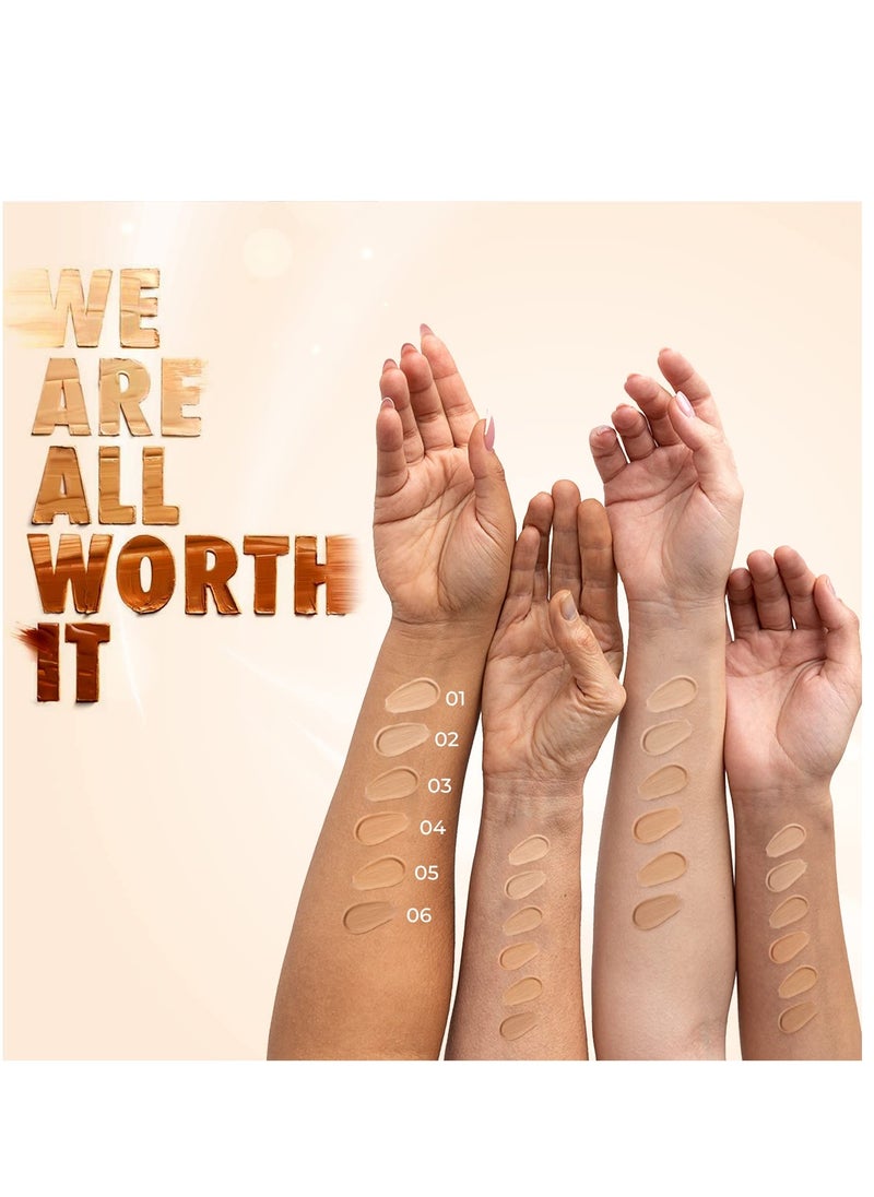 Just Herbs Just Herbs Foundation for Face Makeup with SPF30 20ml  - Image 5
