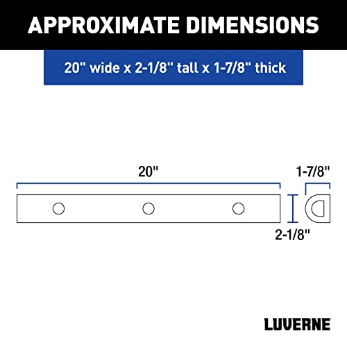 Luverne 2090616-2 20-Inch Universal Rubber Bumper Guard Protector Strips Loading Dock Rear Fender Pad Bump Stop, 2-Pack - Image 2