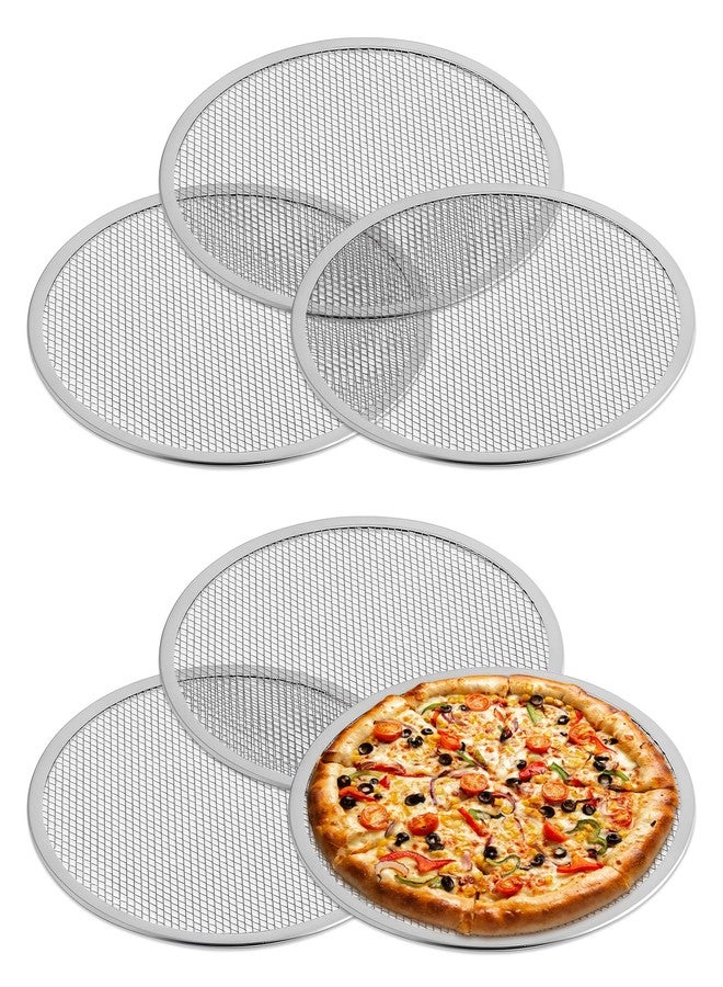 OCSParts OCS Parts 6-Pack 18-Inch Aluminum Pizza Screen | Commercial Grade Pizza Tray Screen for Home Cooking, Pizzerias and Restaurants - Image 1