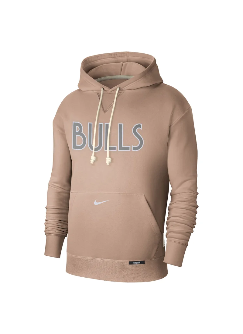 Nike Men's NBA Chicago Bulls Standard Issue City Edition Dri-FIT Courtside Hoodie