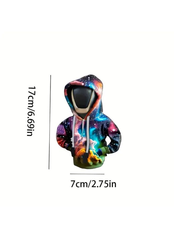 Galaxy Pattern Hoodie Car Gear Knob Cover Shift Dust Protector Accessory Gift - Image 2