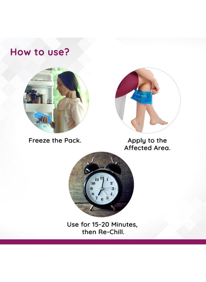 عبوة تبريد فلامنجو قابلة لإعادة الاستخدام لتخفيف الآلام | عبوة ثلج باردة قابلة لإعادة الاستخدام مع غطاء قابل للغسل | عبوة هلام مرنة لزجة غير سامة للأكتاف والركبة والظهر والرقبة | عبوة عادية - Image 4