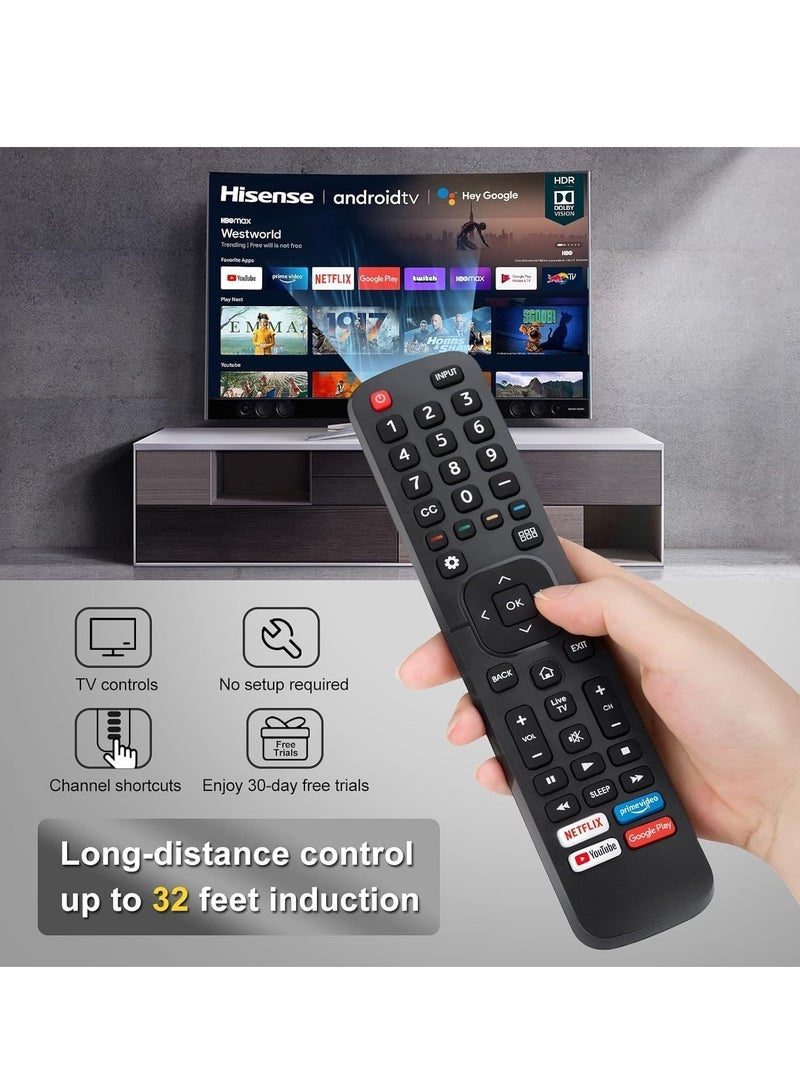 BLUMENiT 【Pack of 2】 New Universal Remote for All TV – Replacement Control EN2A27 for Smart TV | Easy Setup, No Programming Required | Strong Signal, Long-Range Control | Durable, Lightweight & Comfortable Design | Universal Compatibility - Image 5