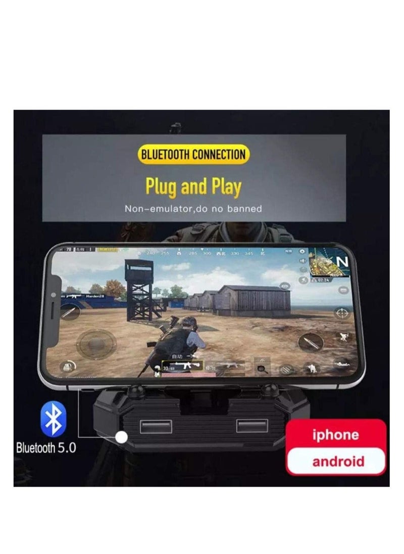 Generic - Bluetooth 5.0 Gamepad Keyboard Mouse Converter Pubg Mobile Android PUBG Controller Battledock Mobile Controller Gaming for iOS Ipad to PC Provide Gaming Experience - Image 1