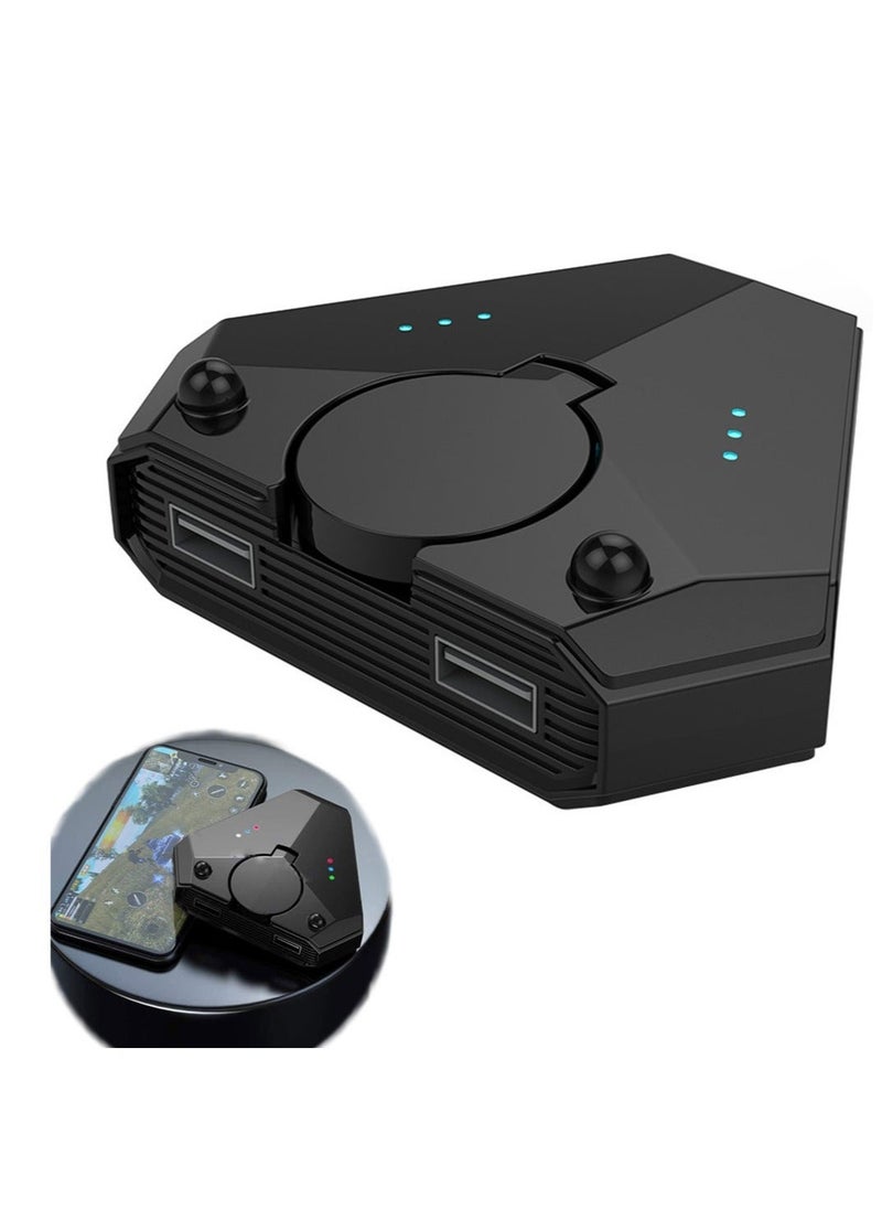 Generic - Bluetooth 5.0 Gamepad Keyboard Mouse Converter Pubg Mobile Android PUBG Controller Battledock Mobile Controller Gaming for iOS Ipad to PC Provide Gaming Experience - Image 1