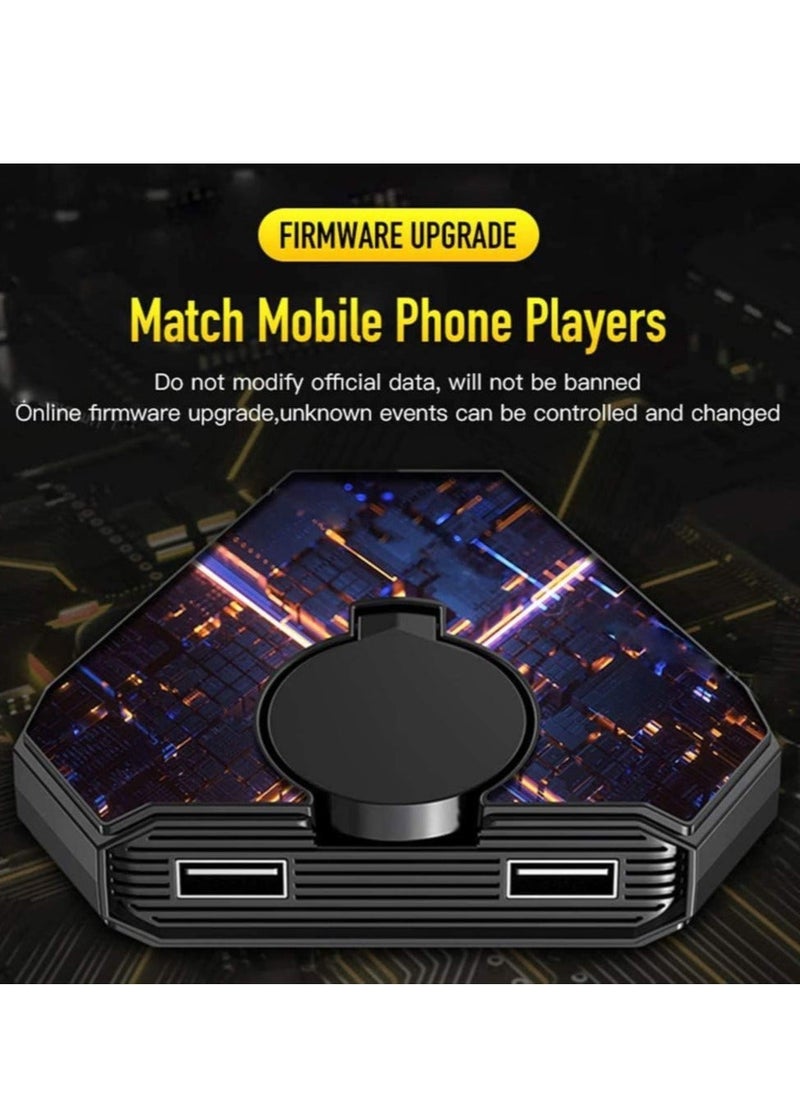 Generic - Bluetooth 5.0 Gamepad Keyboard Mouse Converter Pubg Mobile Android PUBG Controller Battledock Mobile Controller Gaming for iOS Ipad to PC Provide Gaming Experience - Image 1