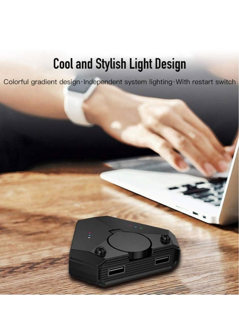 Generic - Bluetooth 5.0 Gamepad Keyboard Mouse Converter Pubg Mobile Android PUBG Controller Battledock Mobile Controller Gaming for iOS Ipad to PC Provide Gaming Experience - Image 1