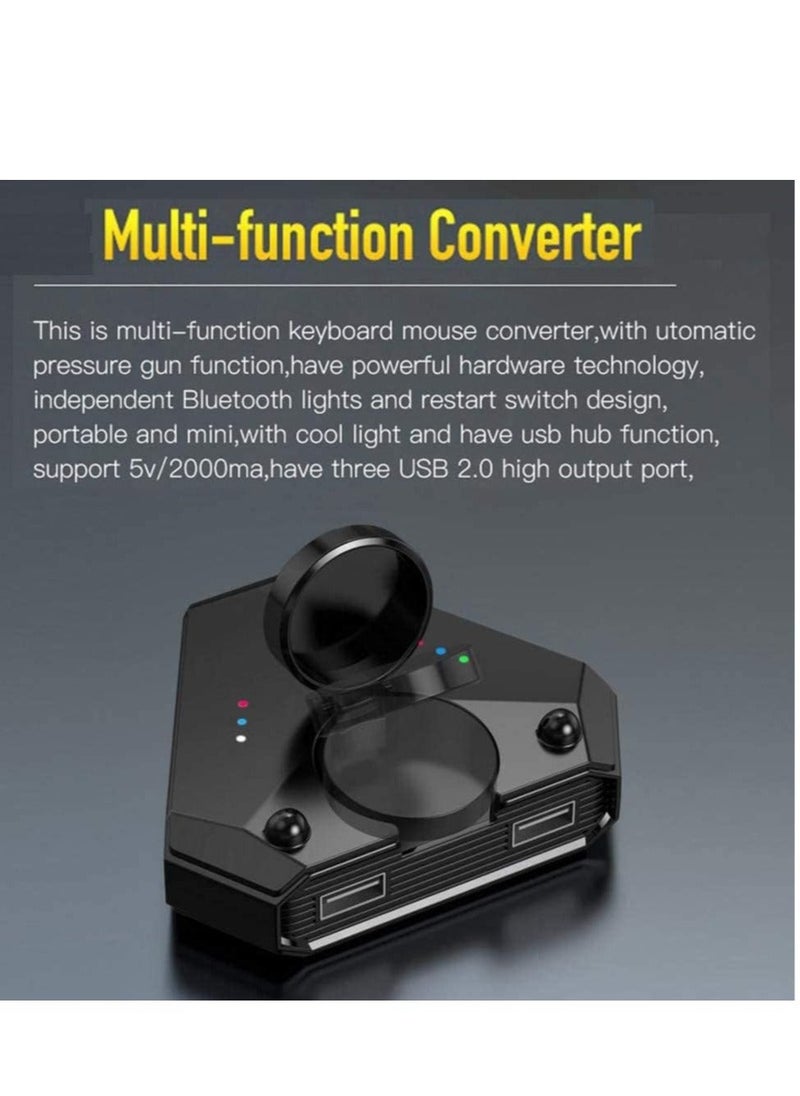 Generic - Bluetooth 5.0 Gamepad Keyboard Mouse Converter Pubg Mobile Android PUBG Controller Battledock Mobile Controller Gaming for iOS Ipad to PC Provide Gaming Experience - Image 1