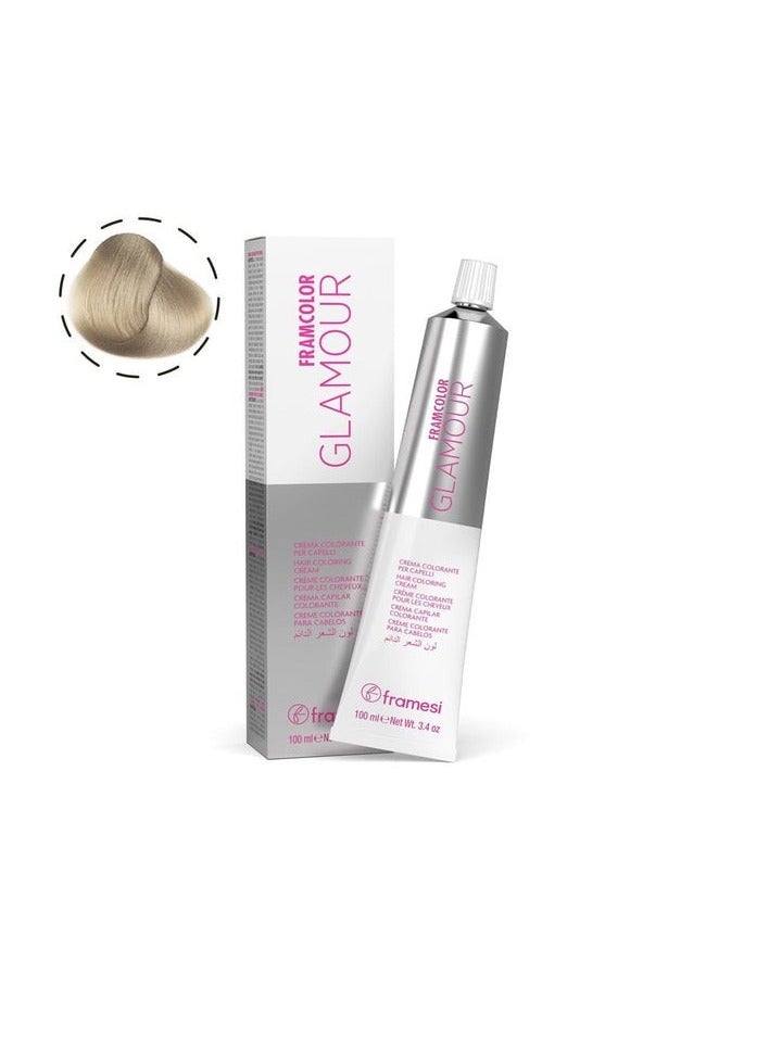 Framesi Morphosis FRAMESI FRAMCOLOR GLAMOUR 9.626 — Very Light Blonde Frozen (100ml) — Professional Permanent Hair Color - Image 1