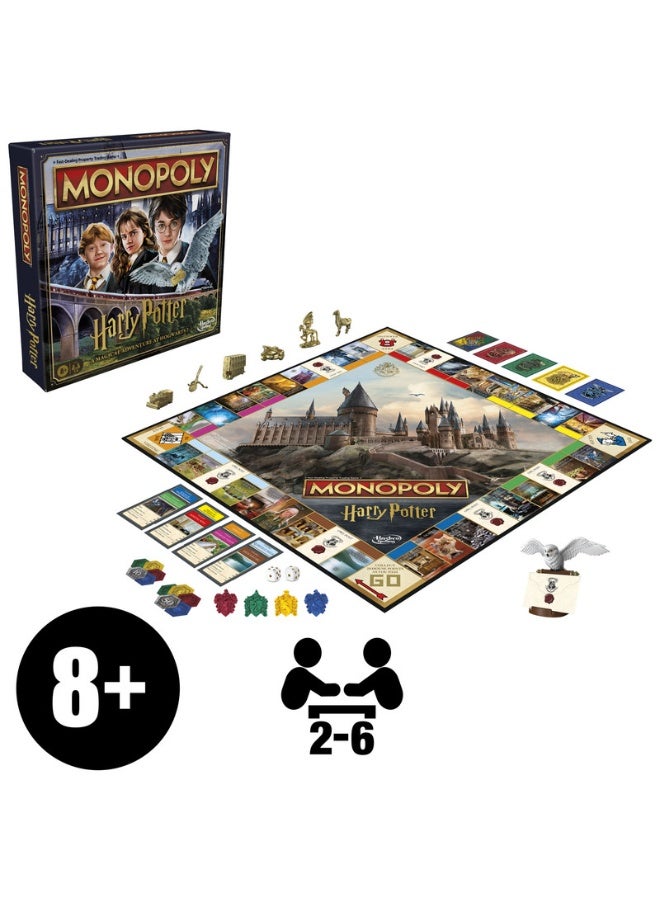HASBRO - GAMING Monopoly Harry Potter Edition Board Game, Family Games for 2 to 6 Players, Ages 8+ - Image 2