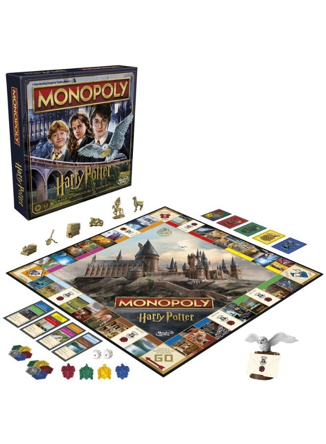 HASBRO - GAMING Monopoly Harry Potter Edition Board Game, Family Games for 2 to 6 Players, Ages 8+ - Image 1